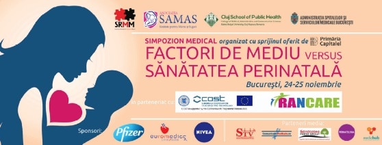 Simpozionul medical "Factori de Mediu versus Sanatatea Perinatala", pe 24 si 25 noiembrie in Bucuresti